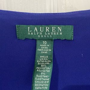 Ralph Lauren blue coctel dress size 10